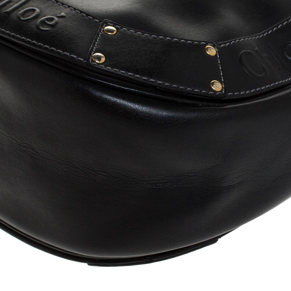 Women's Chloe Black Leather Eden Crossbody Bag