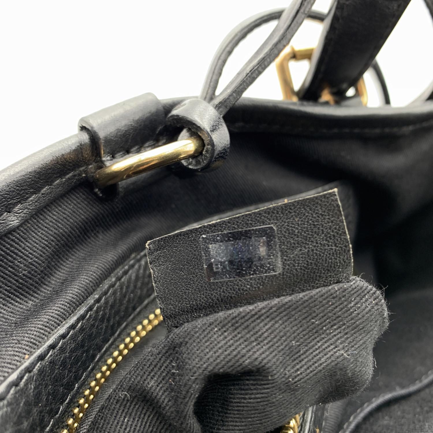 Chloe Chloe Schwarzes Leder Ellen Moyen Kleine Tragetasche Handtasche 8