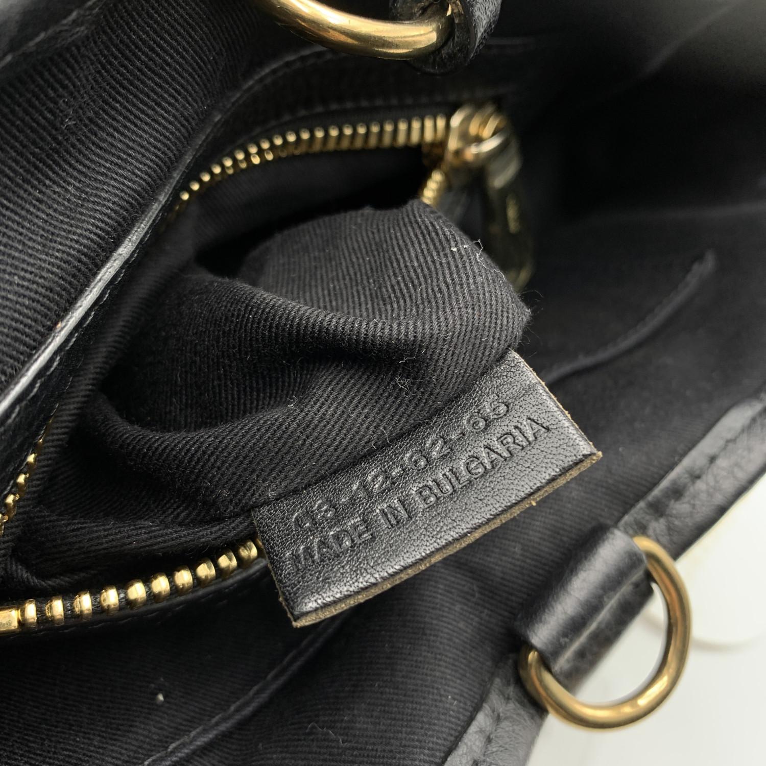 Chloe Chloe Schwarzes Leder Ellen Moyen Kleine Tragetasche Handtasche 9