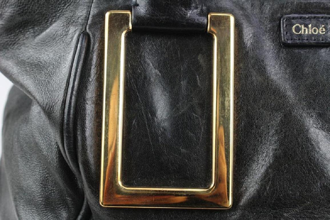 Chloé Black Leather Ethel 2way Tote Bag 4CH108 8