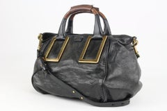 Chloé Black Leather Ethel 2way Tote Bag 4CH108