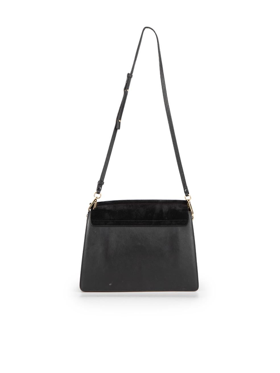 Women's Chloé Black Leather Faye Crossbody Bag