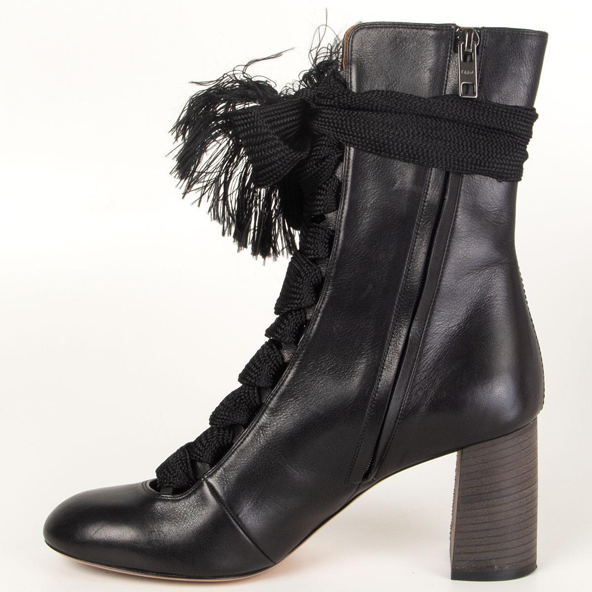 chloe harper lace up boots