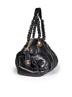 Chloé Black Leather Heloise Bag