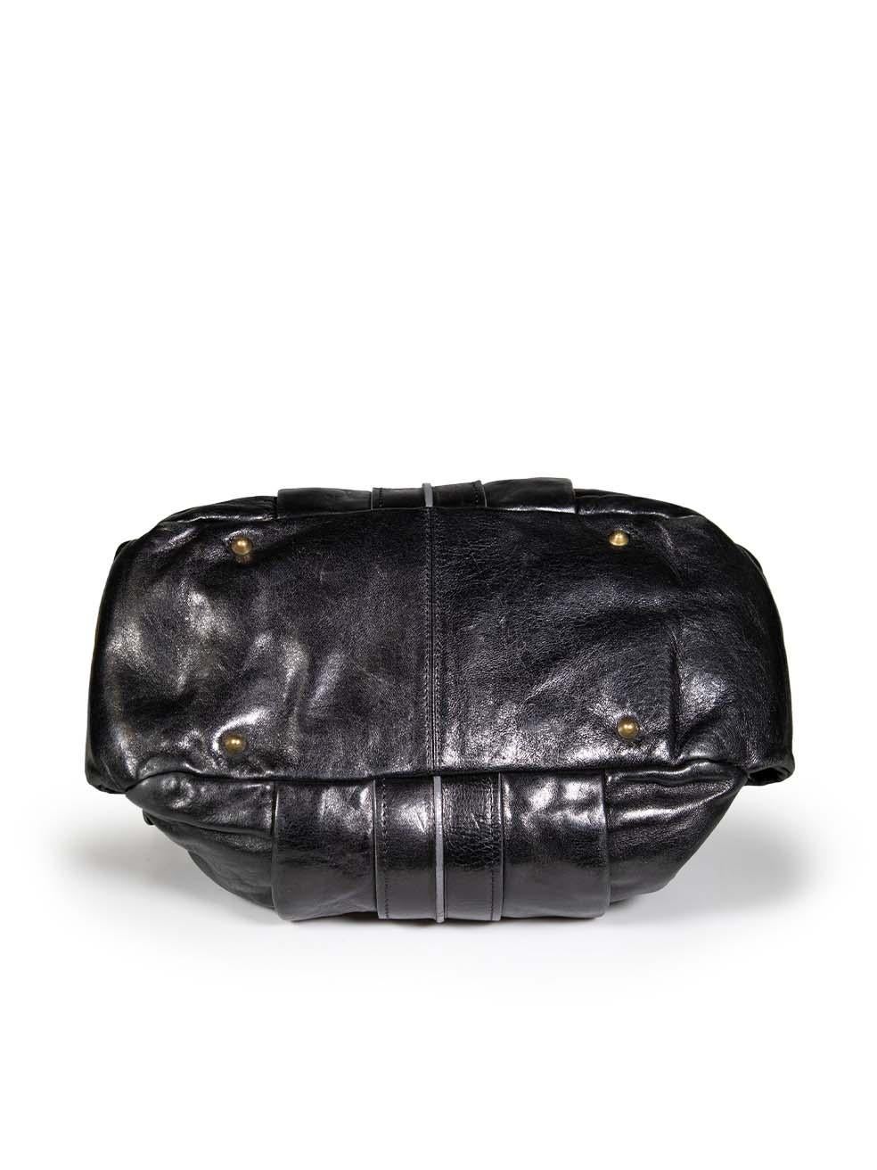 Chloé Heloise Tasche aus schwarzem Leder im Zustand „Gut“ in London, GB