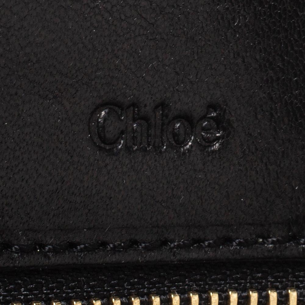 Chloe Black Leather Heloise Satchel In Good Condition In Dubai, Al Qouz 2
