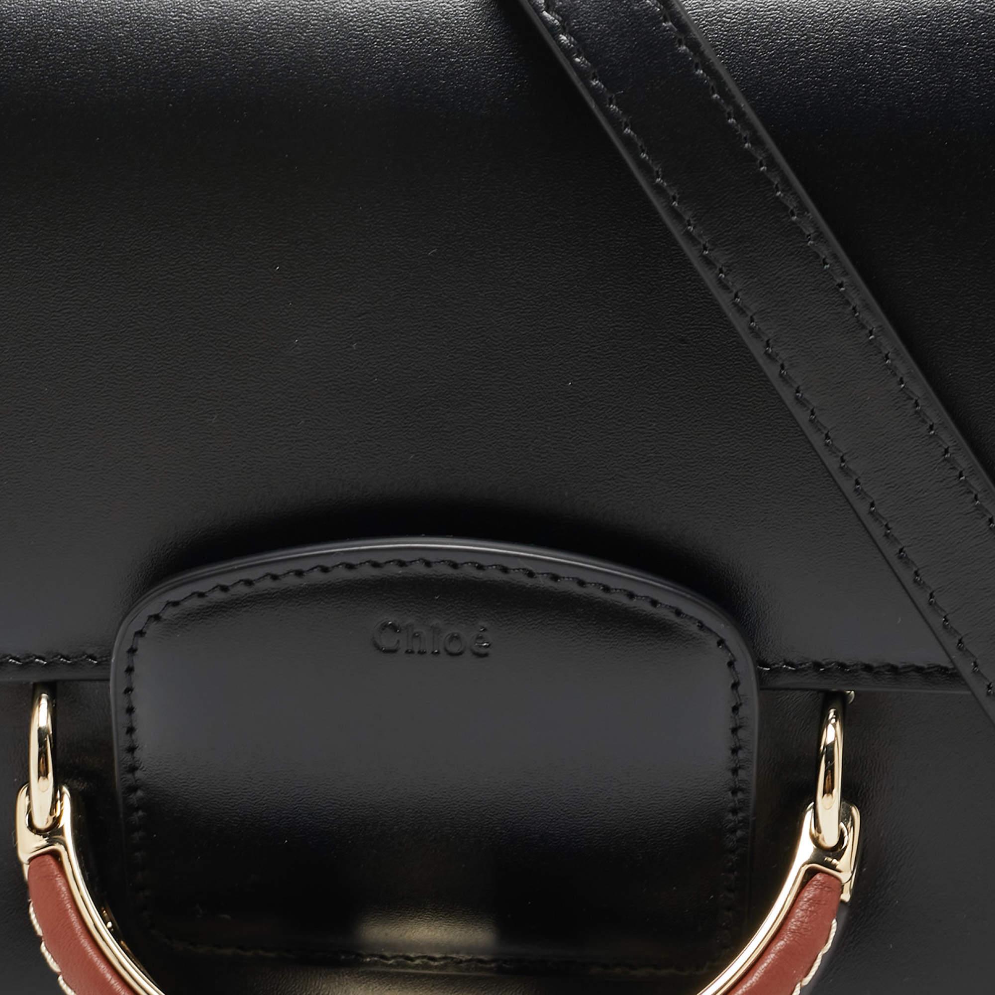 Chloe Black Leather Kattie Crossbody Bag 7