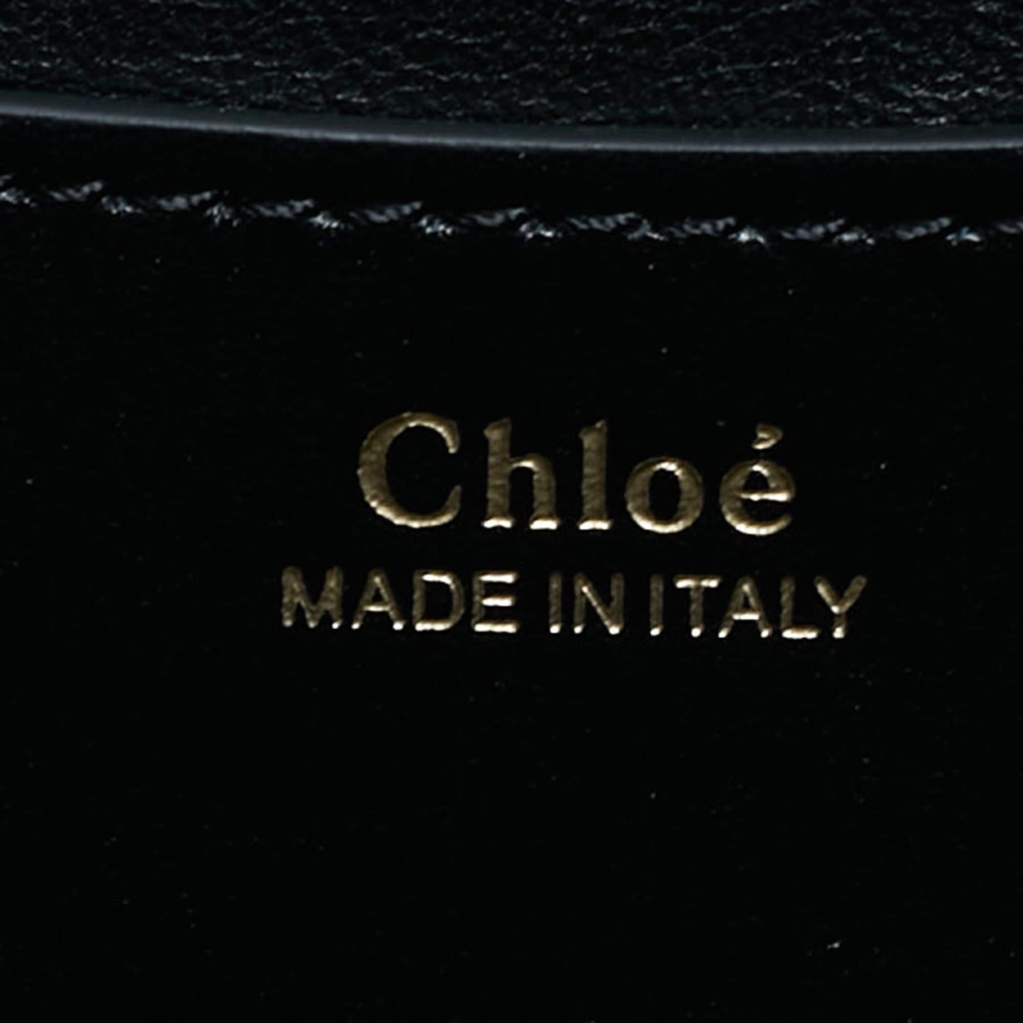 Chloe Black Leather Kattie Crossbody Bag 2