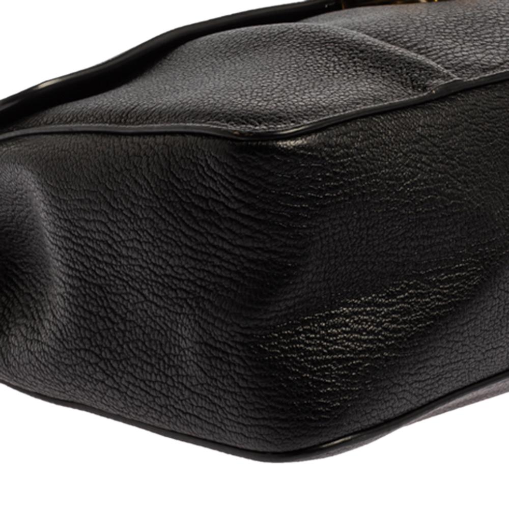 Chloe Black Leather Large Elsie Shoulder Bag 2