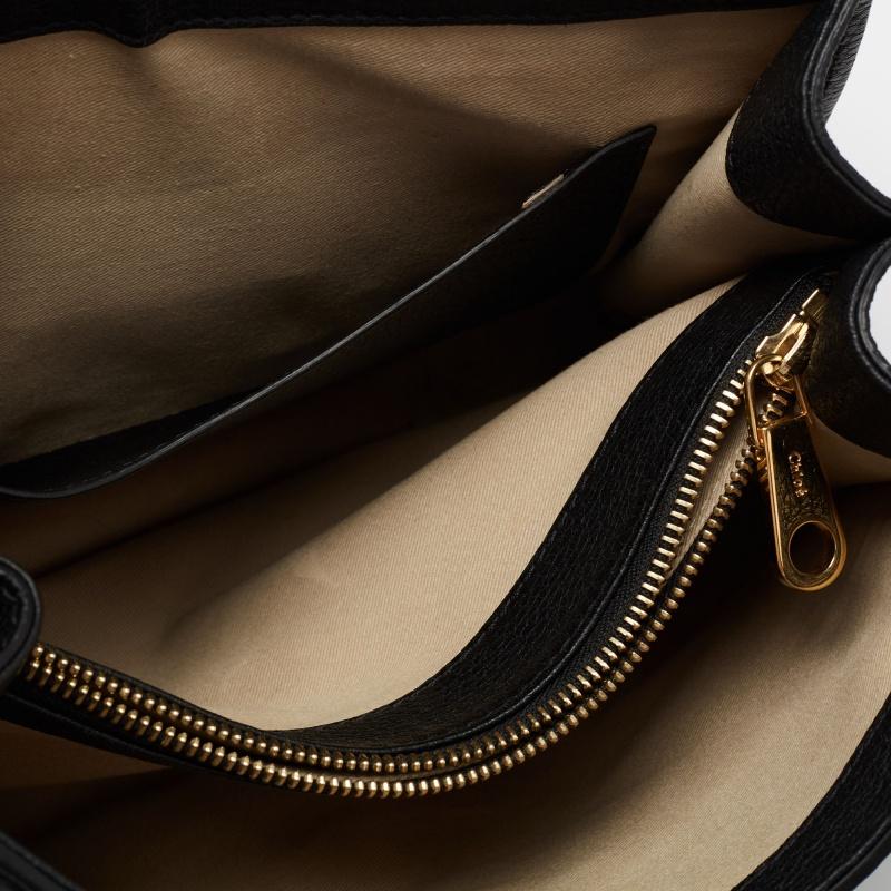 Chloe Black Leather Medium Aby Day Top Handle Bag In Good Condition In Dubai, Al Qouz 2