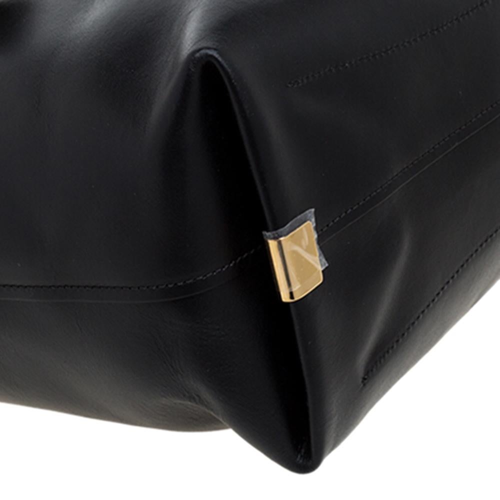 Chloé Black Leather Medium C Zipped Tote 1