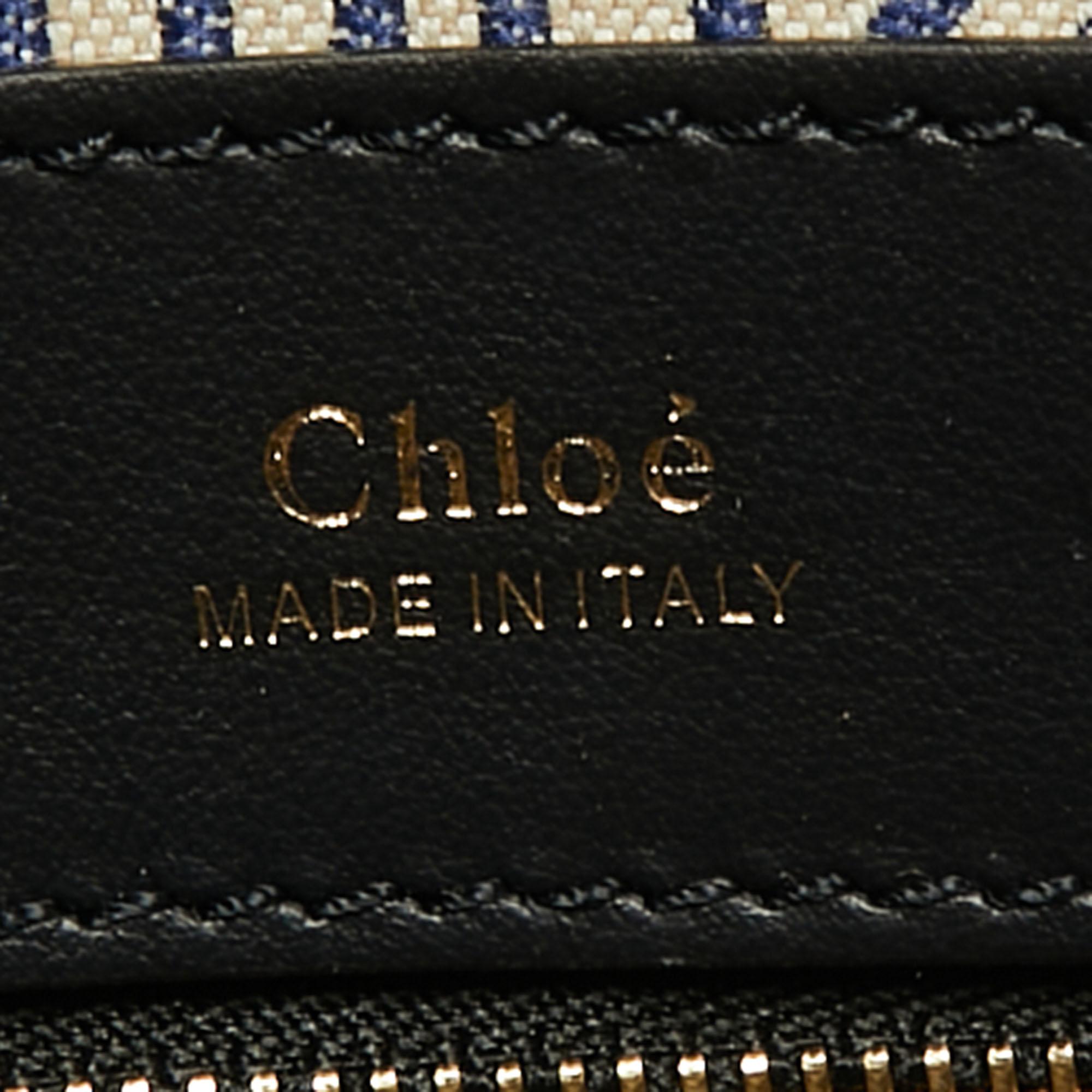 Women's Chloe Black Leather Medium Daria Satchel