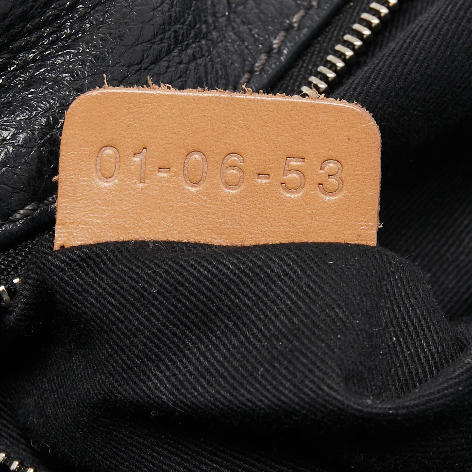 Women's Chloe Black Leather Medium Paddington Satchel For Sale