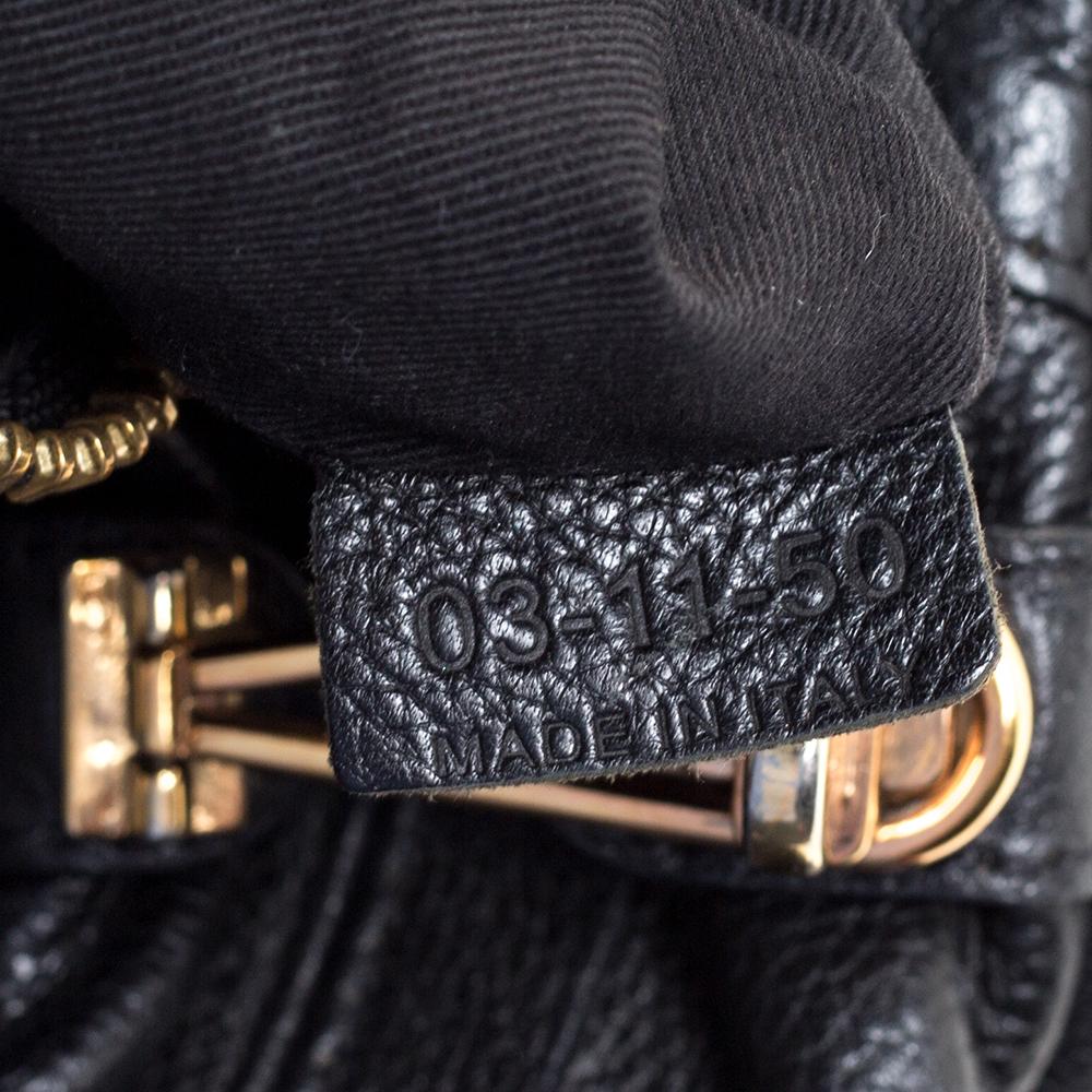 Chloe Black Leather Medium Paraty Shoulder Bag 7