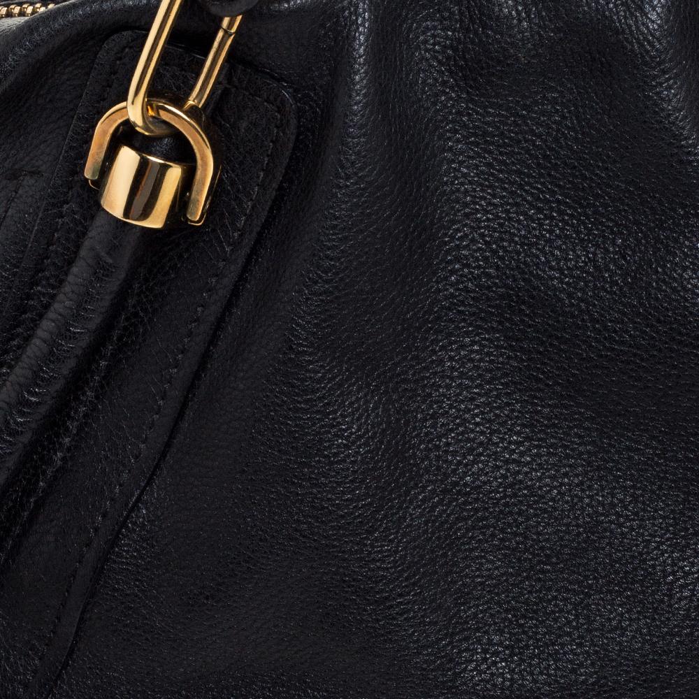 Chloe Black Leather Medium Paraty Shoulder Bag 3