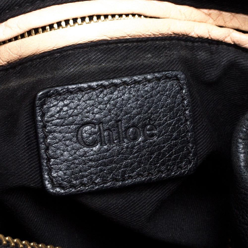 Chloe Black Leather Medium Paraty Shoulder Bag 5