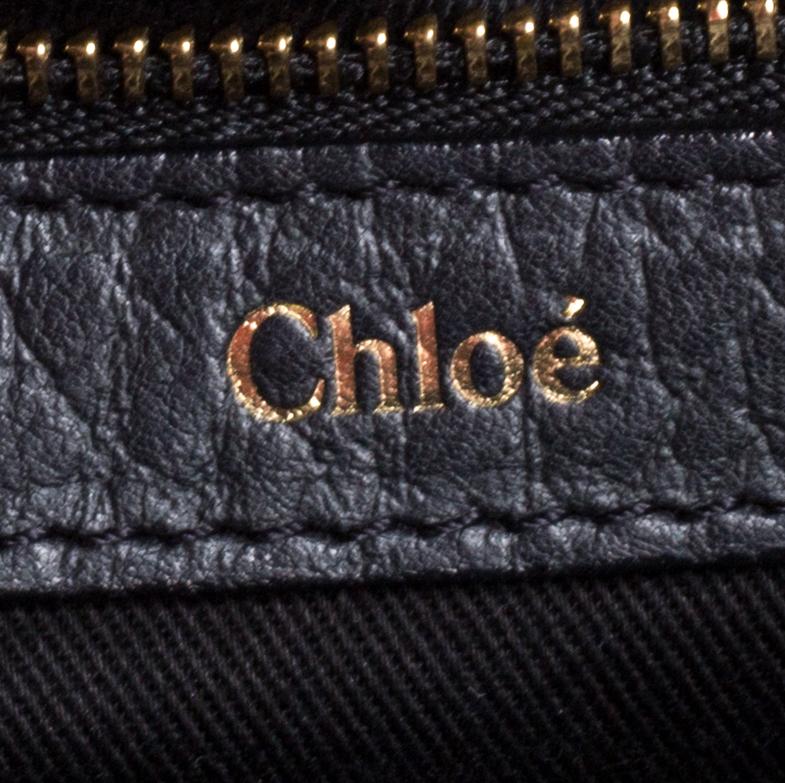 Chloe Black Leather Medium Sally Flap Shoulder Bag 6