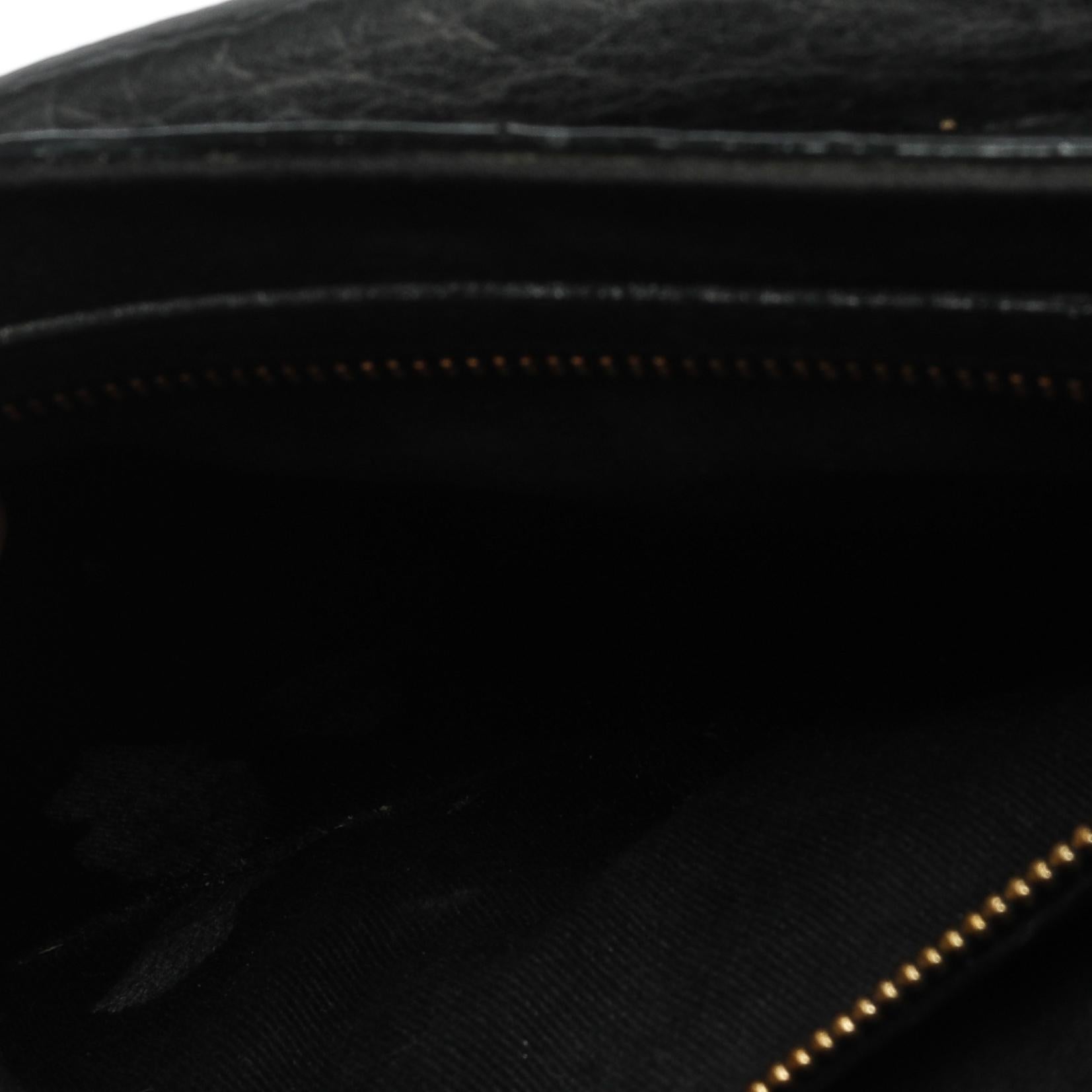 Chloe Black Leather Medium Sally Flap Shoulder Bag 5