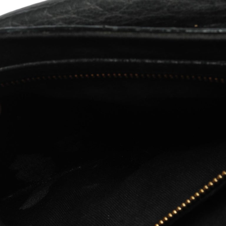 Chloe Black Leather Medium Sally Flap Shoulder Bag at 1stDibs