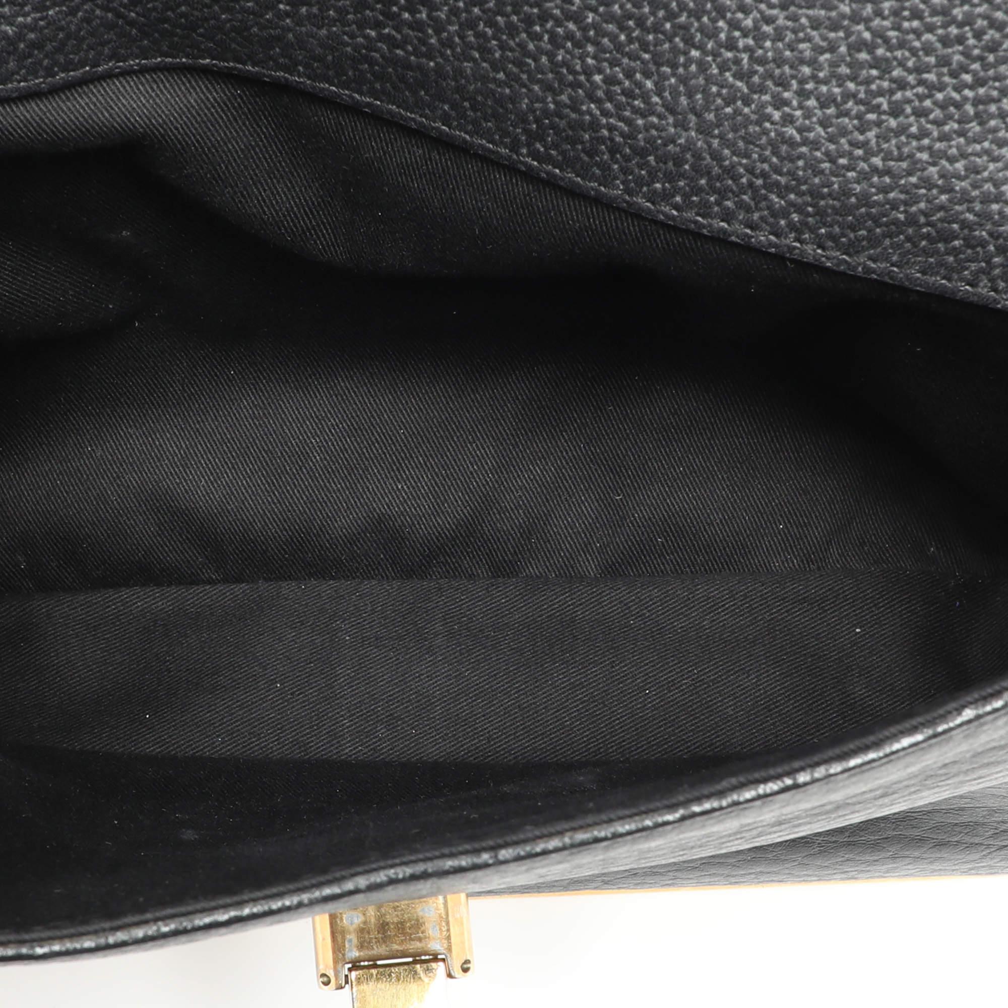 Chloe Black Leather Medium Sally Flap Shoulder Bag 3