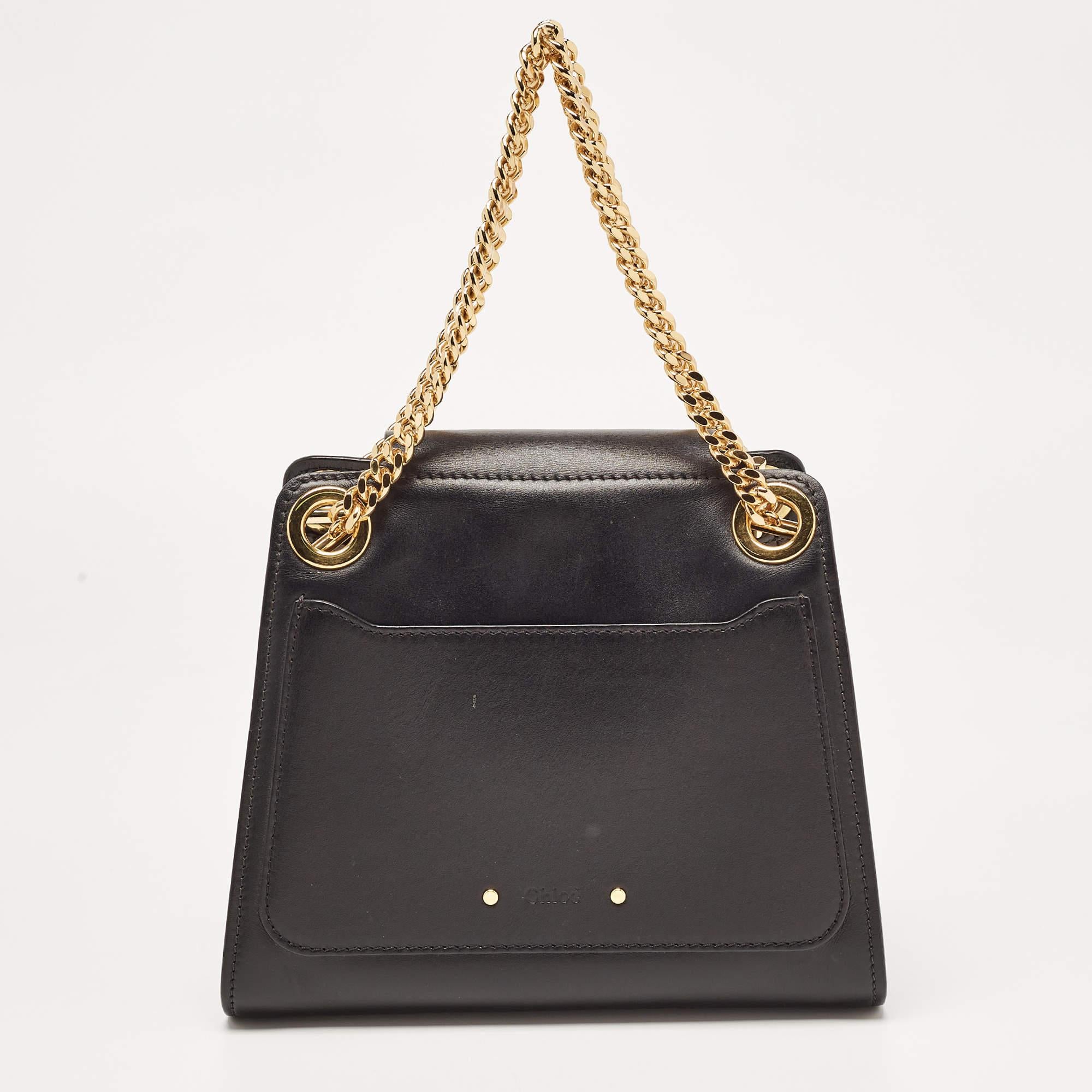Chloé Black Leather Mini Annie Shoulder Bag 7