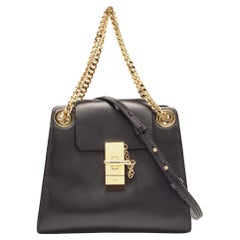 Used Chloé Black Leather Mini Annie Shoulder Bag
