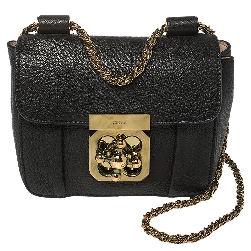 At Auction: Chloe - C Clutch With Chain Crossbody / Shoulder Bag