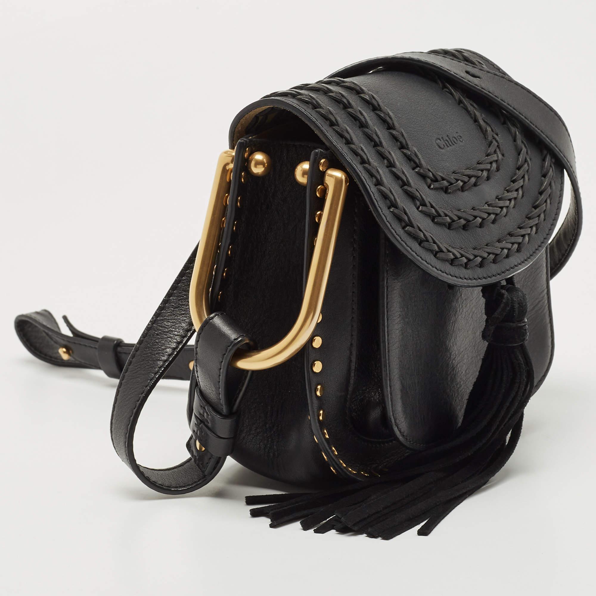 Chloe Black Leather Mini Hudson Shoulder Bag 1