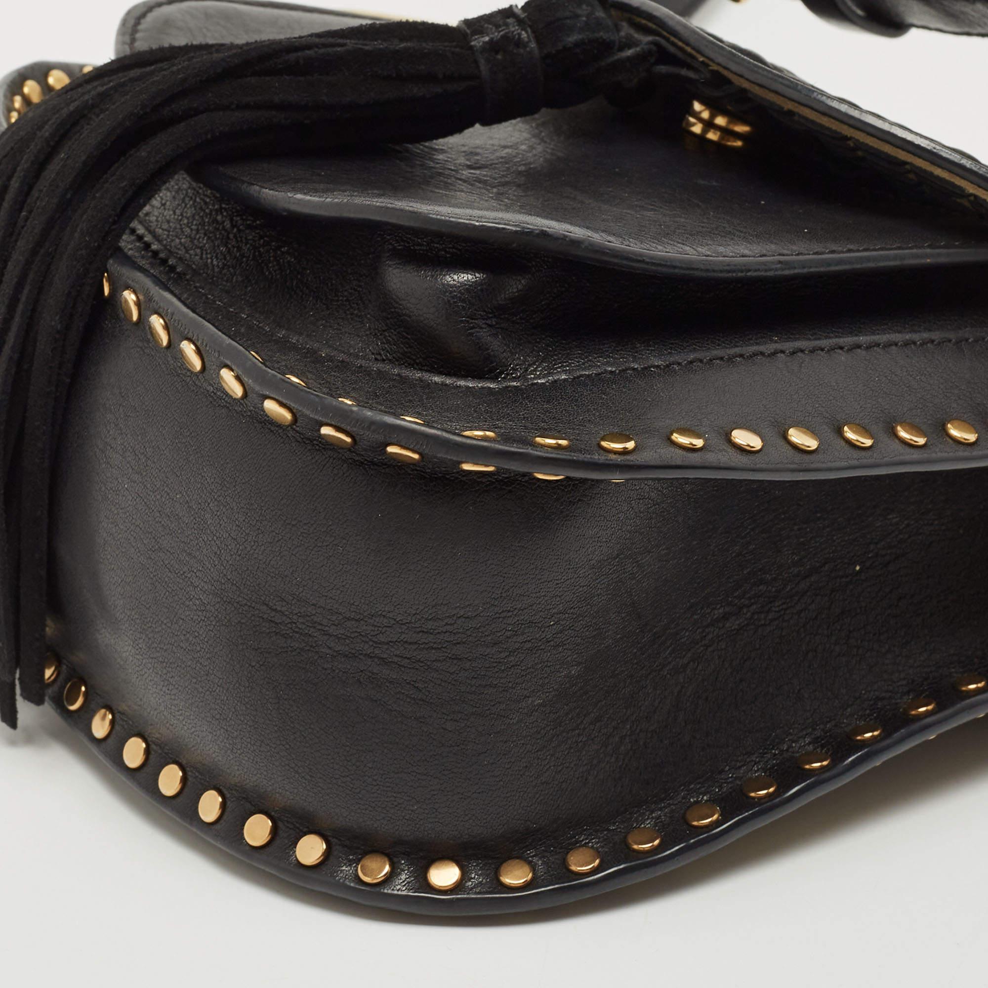 Chloe Black Leather Mini Hudson Shoulder Bag 3