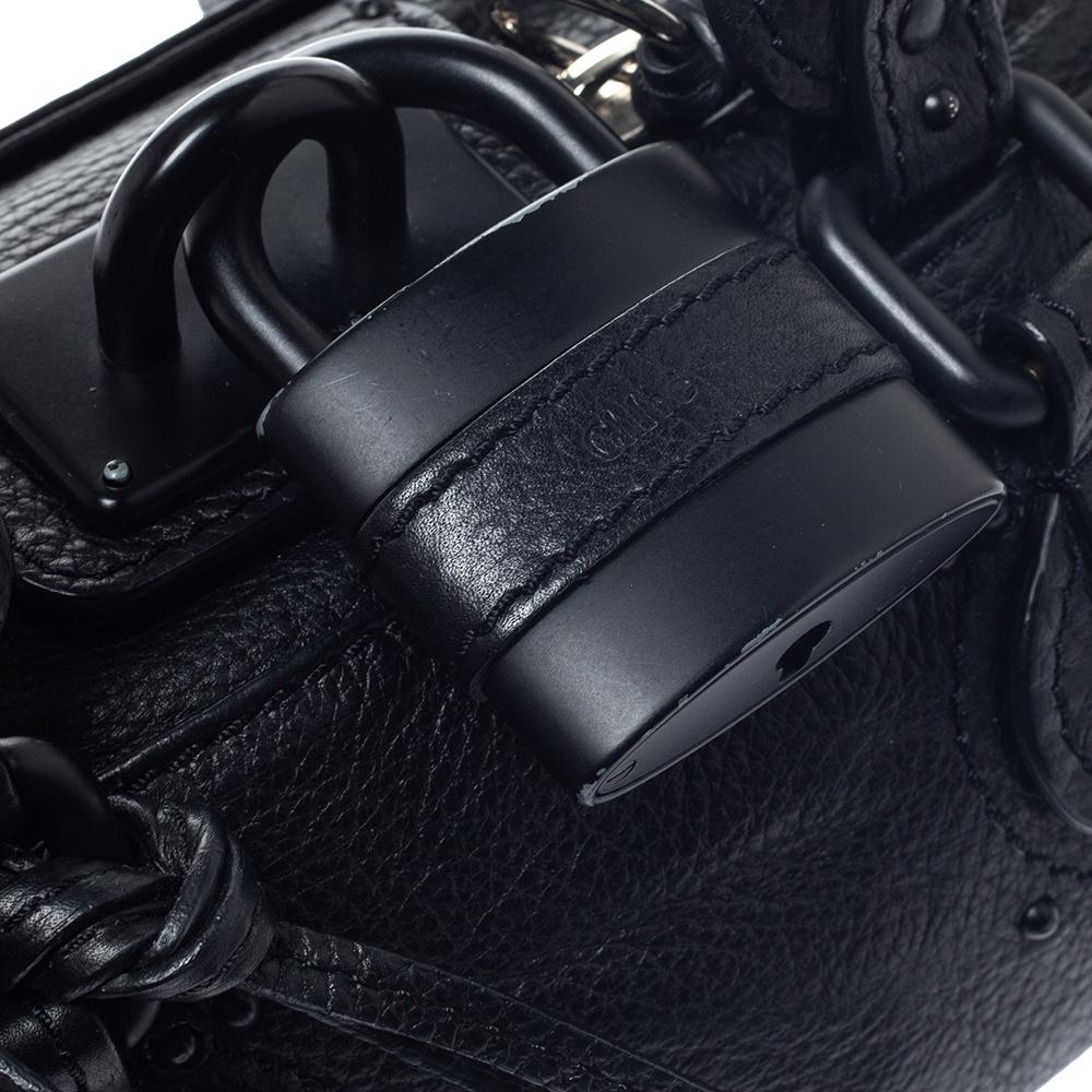 Chloe Black Leather Mini Paddington Bag 3