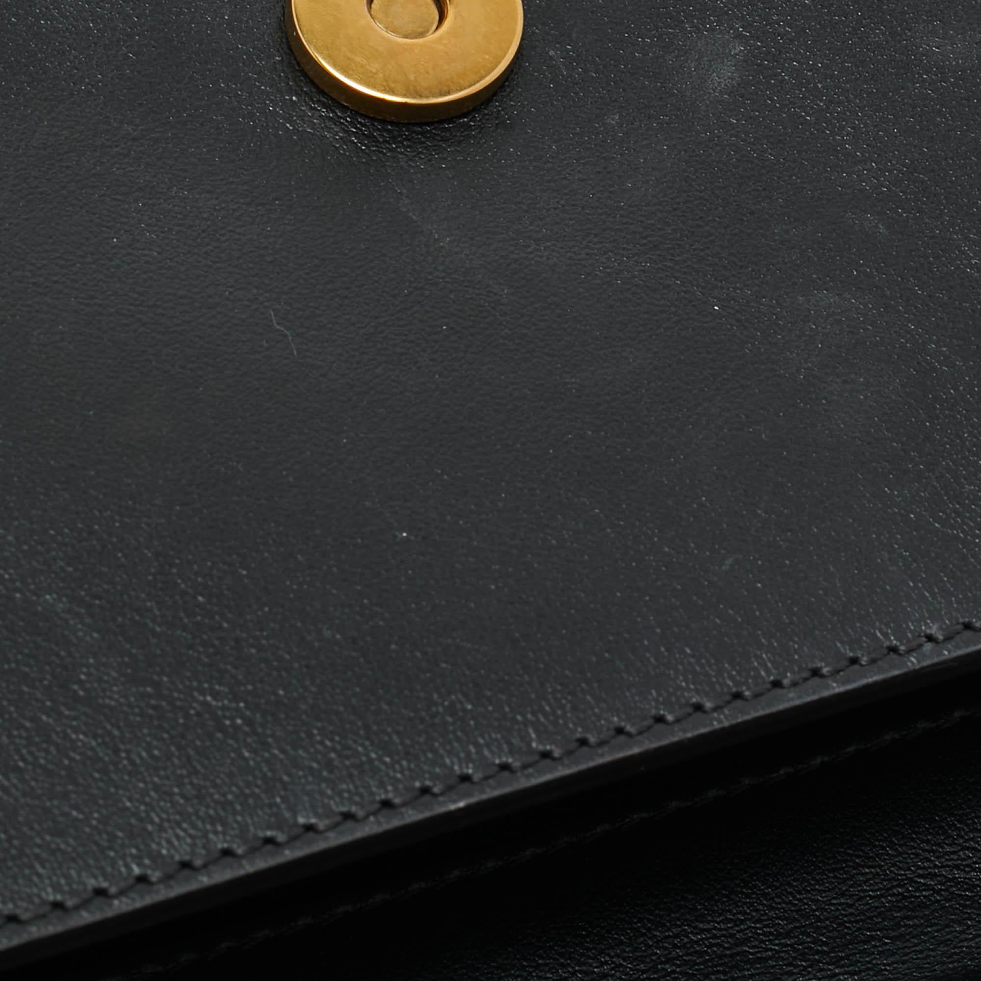 Chloé Black Leather Nile Bracelet Minaudiere Crossbody Bag 6