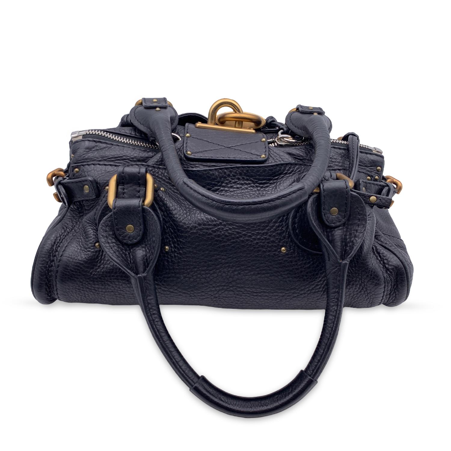 Chloé Women's Paddington Leather Handbag Black