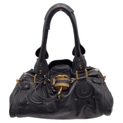 Chloé Sac cabas Paddington en cuir noir