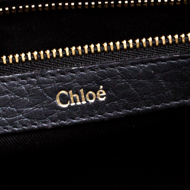 Chloe Black Leather Sally Medium Shoulder Bag 7
