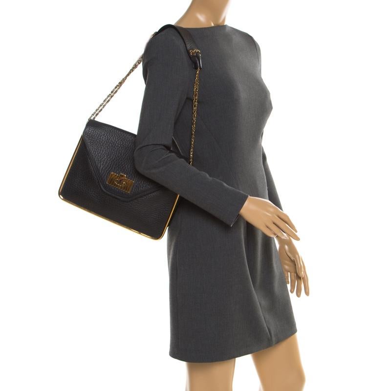 Chloe Black Leather Sally Medium Shoulder Bag In Good Condition In Dubai, Al Qouz 2