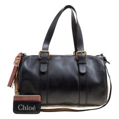 Chloe Black Leather Sam Bowler Bag