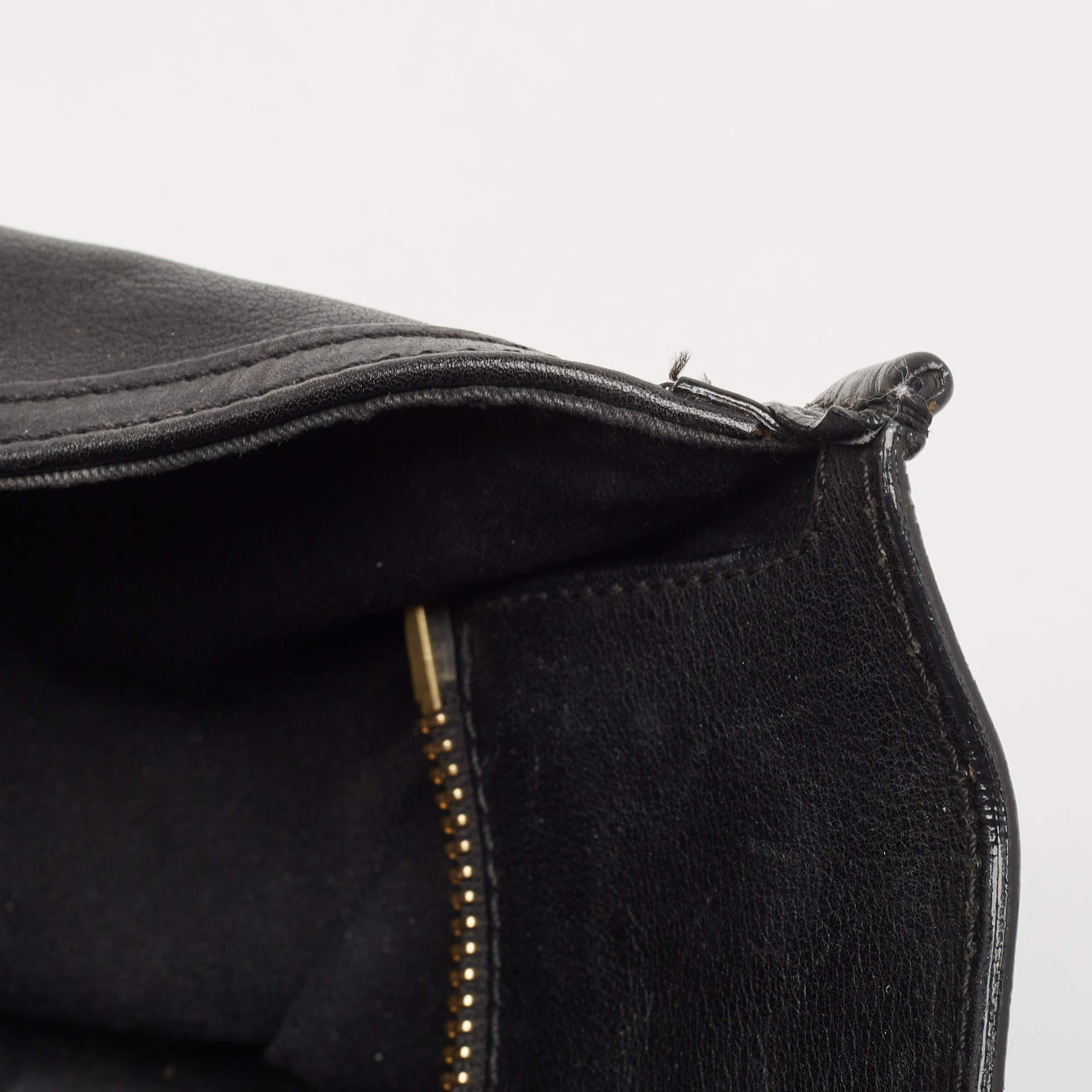 Chloe Black Leather Satchel 3