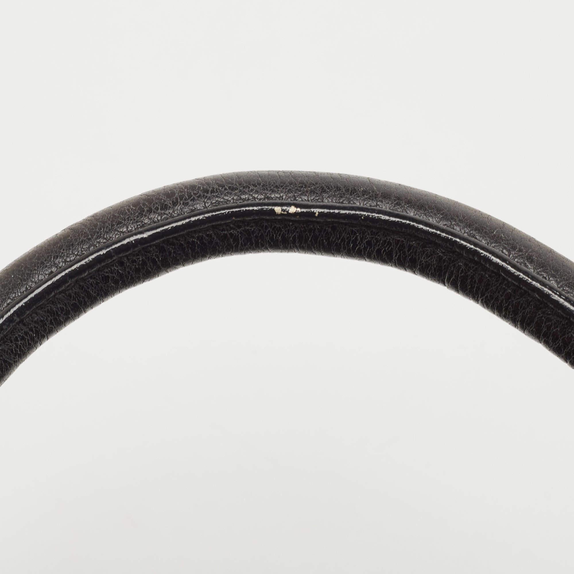 Chloe Black Leather Satchel 5