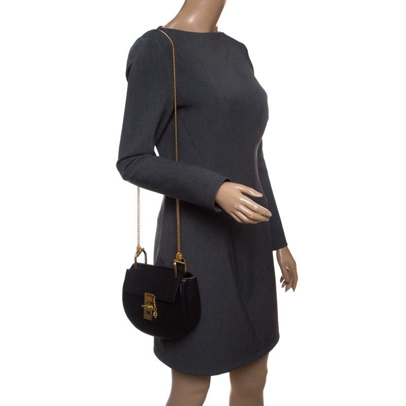 chloe black drew bag