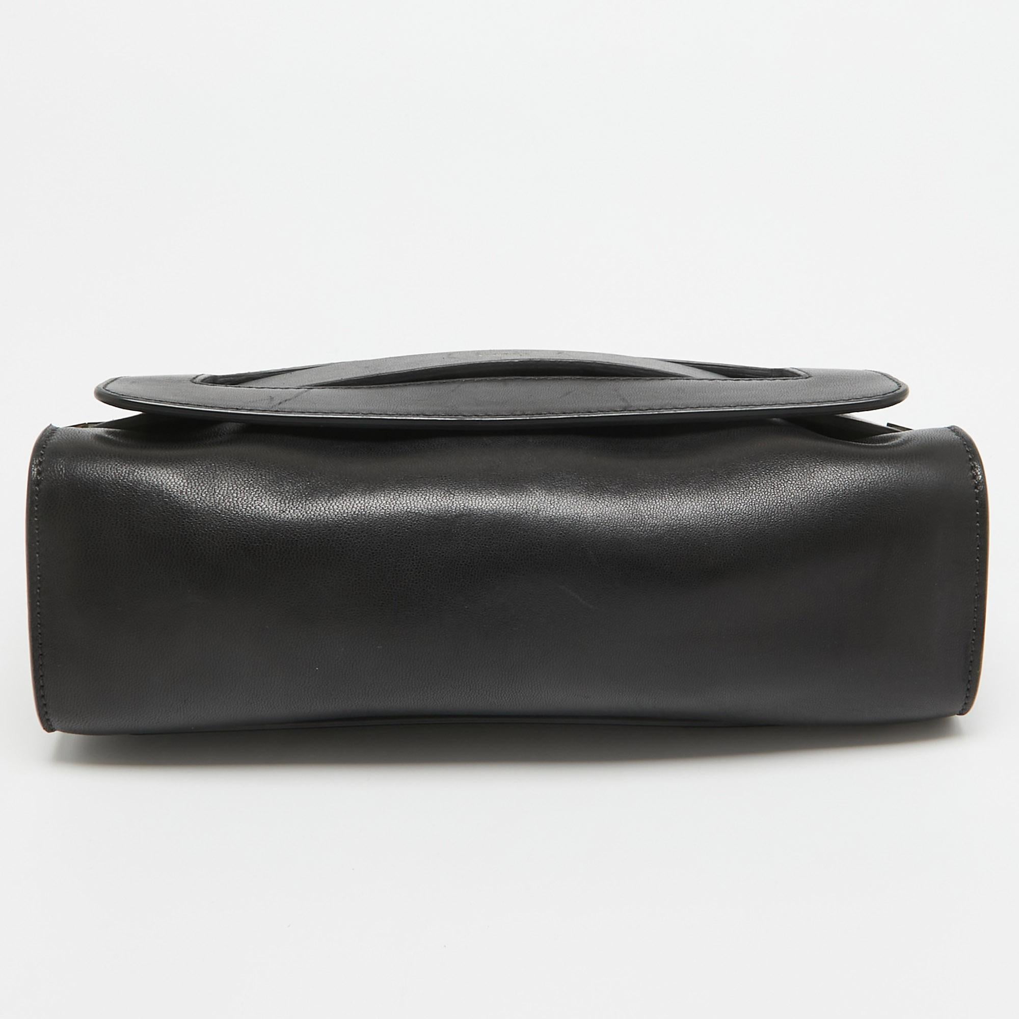 Chloe Black Leather Small Elle Clutch 4
