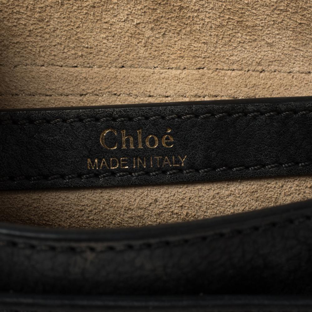 Chloe Black Leather Small Hudson Shoulder Bag 4