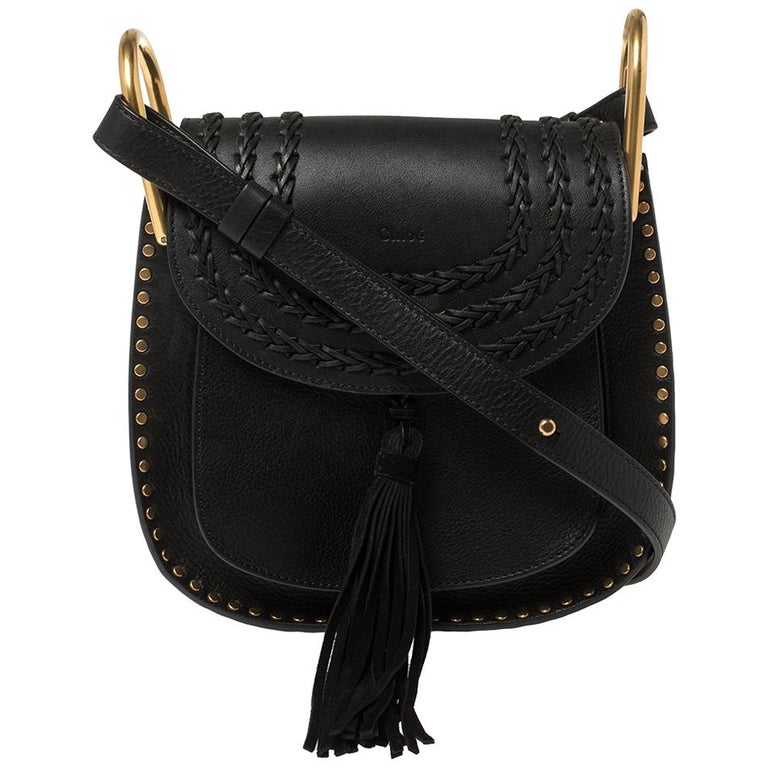 Chloe Black Leather Small Hudson Shoulder Bag at 1stDibs