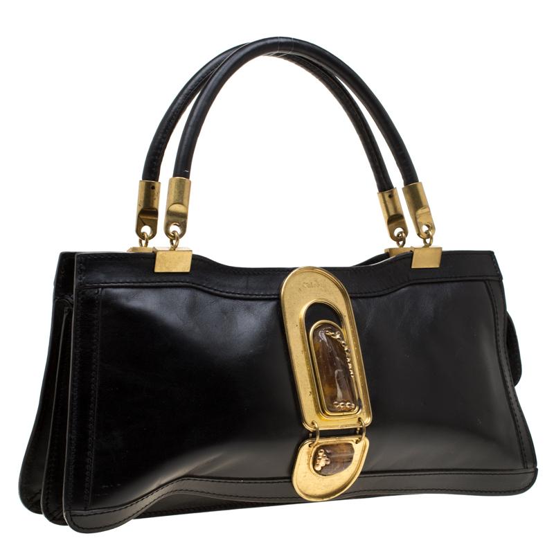 chloe black purse