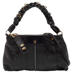 Chloe Black Leather Zip Hobo