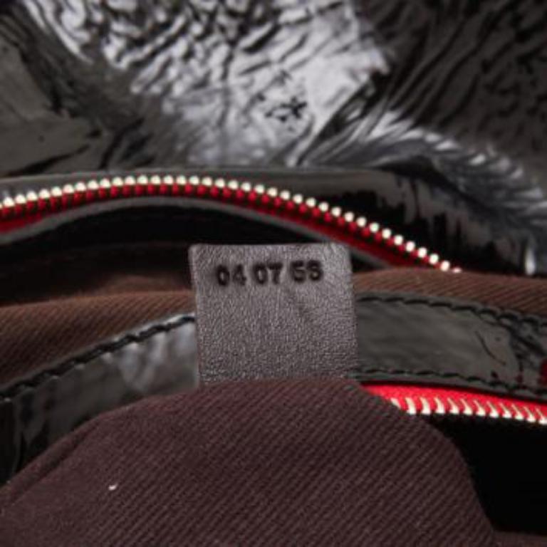 Fourre-tout 'Audra' en cuir verni noir de Chloe en vente 6