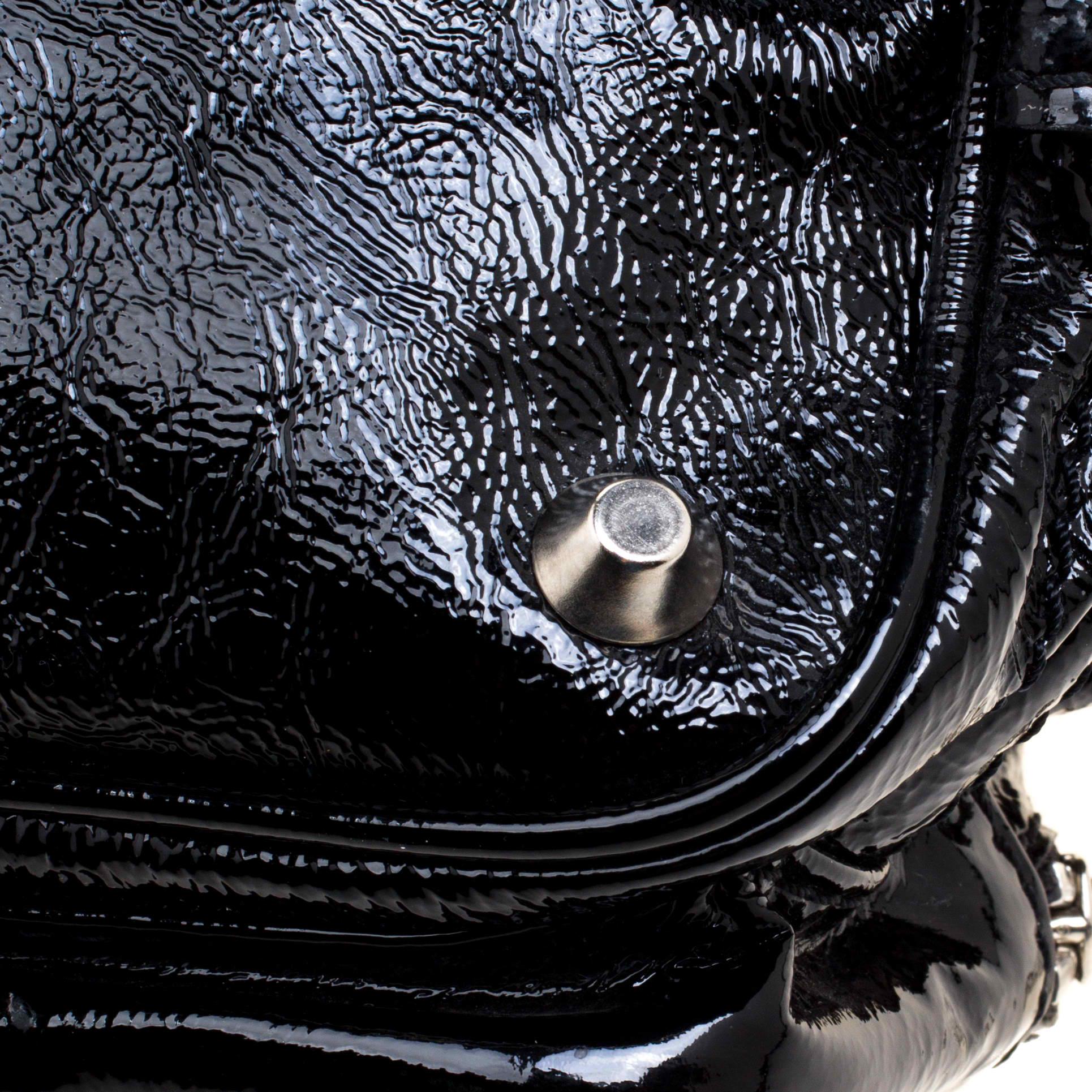 Women's Chloe Black Patent Leather Betty Bag