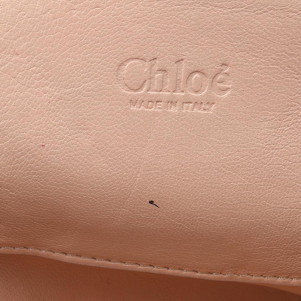 Chloe Black Patent Leather Elsie Clutch 7