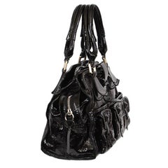 CHLOE black patent leather ELVIRE Shoulder Bag