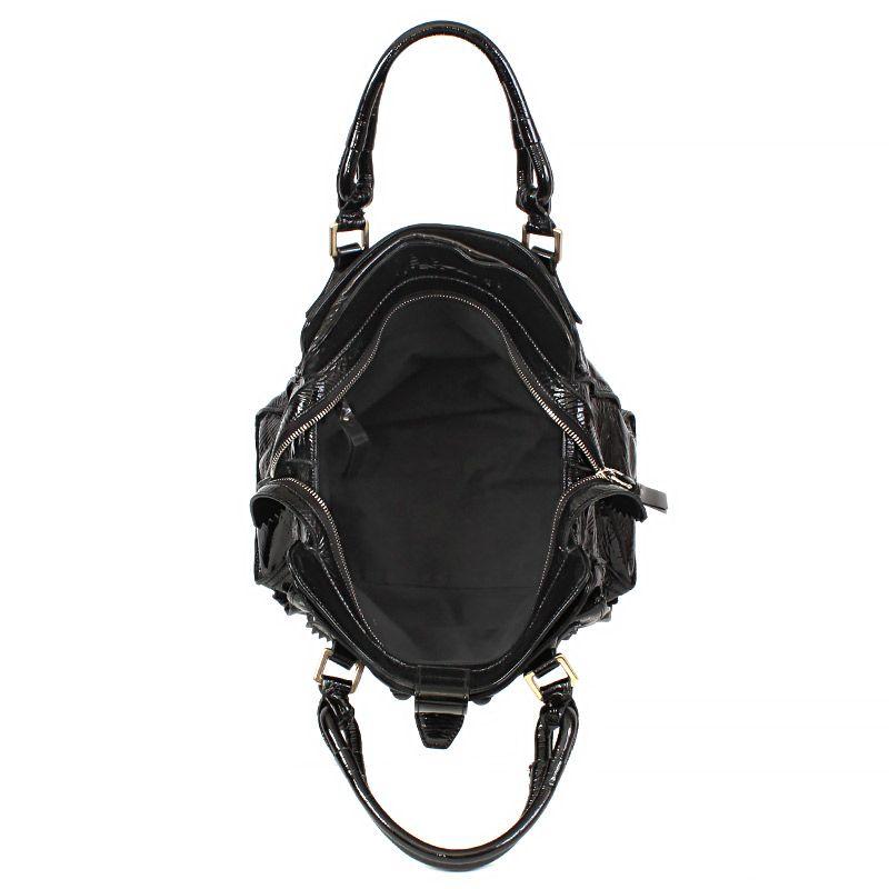 Black CHLOE black patent leather ELVIRE Shoulder Bag