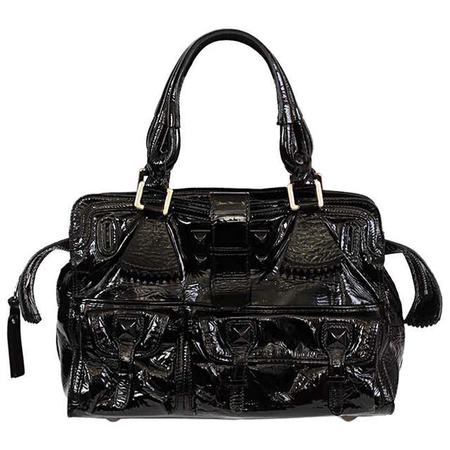 SAINT LAURENT black EMBELLISHED VELVET ANJA Bucket Shoulder Bag For ...